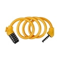 thumbnail image 1 of Bike Cable Lock 5-Digit Combination Coiling Cable Lock Bike Password Lock Resettable Combination Bicycles Lock, 1 of 11