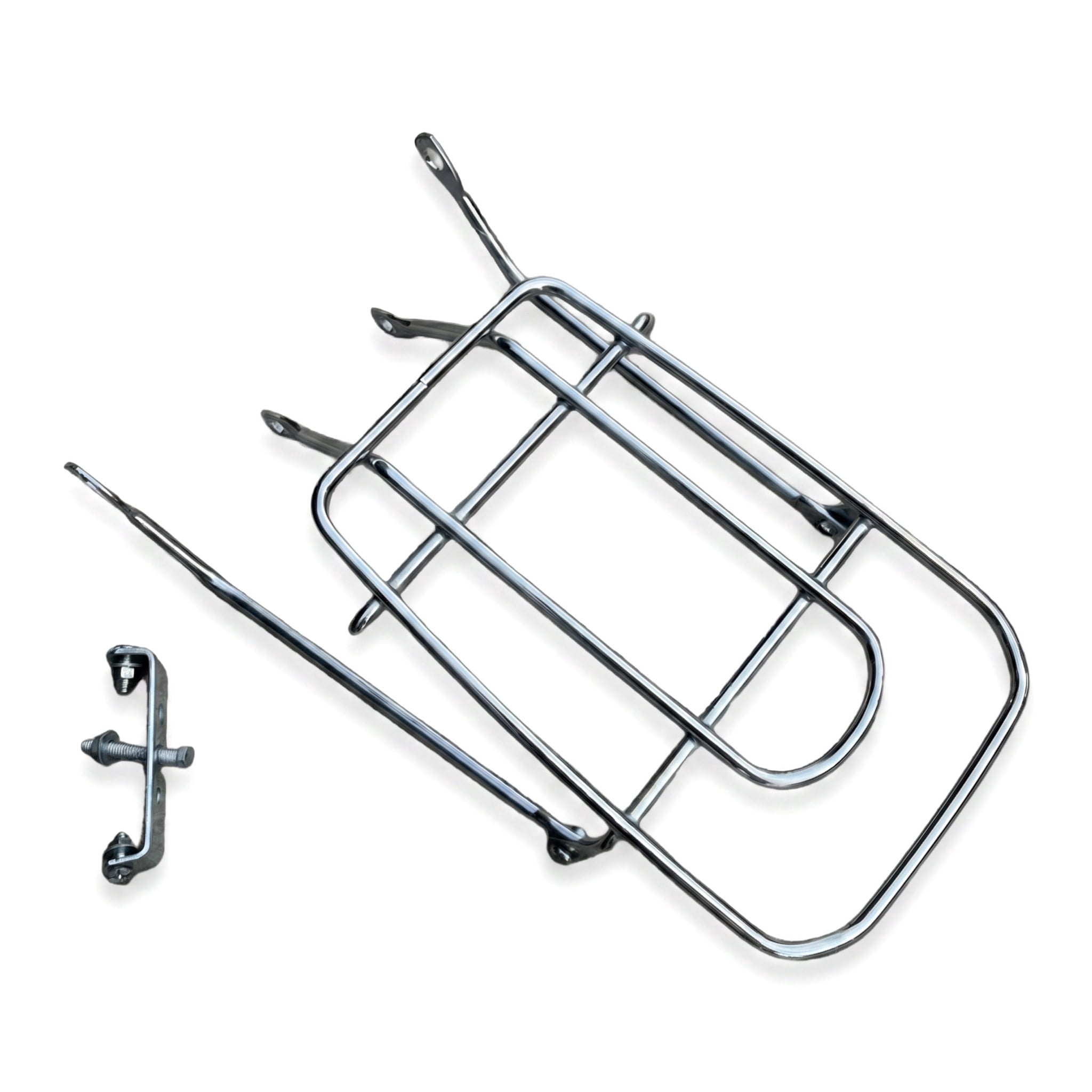 Bike Cargo Rack Bike Rear Rack Bike Cargo Carrier for Back of Bikes, Riding Equipment, Steel Solid Frame Rear Carrier Bikes Luggage Rack, 16 inch
