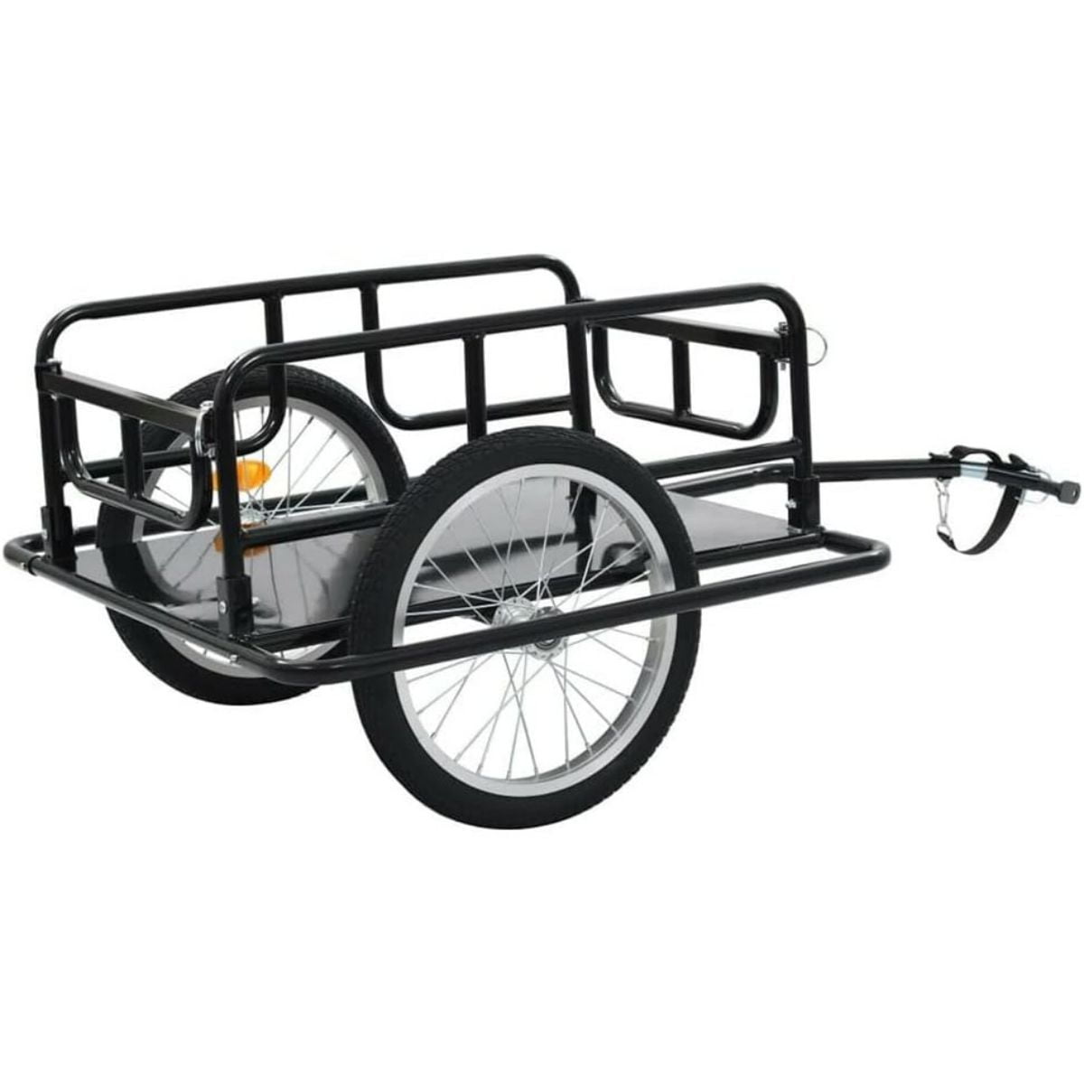 Bike Cargo Trailer 110lbs Max Load, Foldable Bicycle Trailer w