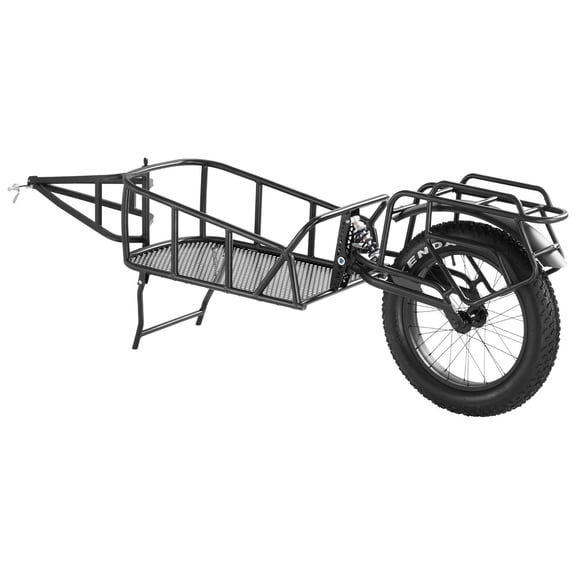 Bike Cargo Trailer, Heavy-Duty with 70 lbs Capacity, Quick-Release Folding Design