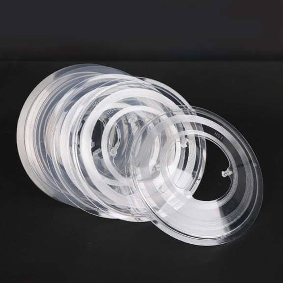 Bike Cassette Spoke Protection Disc 135Mm Transparent ABS Plastic Flywheel Guard Cover,With 55Mm Center Hole,For Mountain Road Bikes(6PCS)