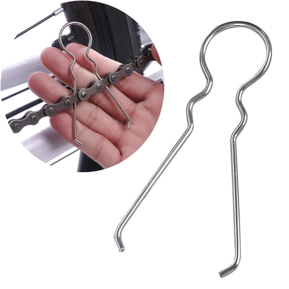 Bike Chain Break Tool Portable 84.3cm Steel, Chain Cutter Chain Link Auxiliary Tool, Bike Chain Hooks Aid Connecting Tools for MTB Road Bike