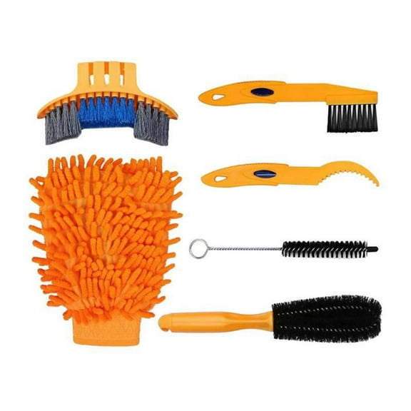 Bike Chain Cleaner Maintenance Tool 6Pcs 35x25x9cm