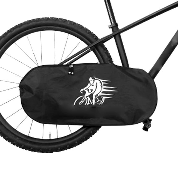 Bike Chain Cover Outdoor Bicycles Cover Bike Crankset Cover Polyester Bicycles Sprocket Protector