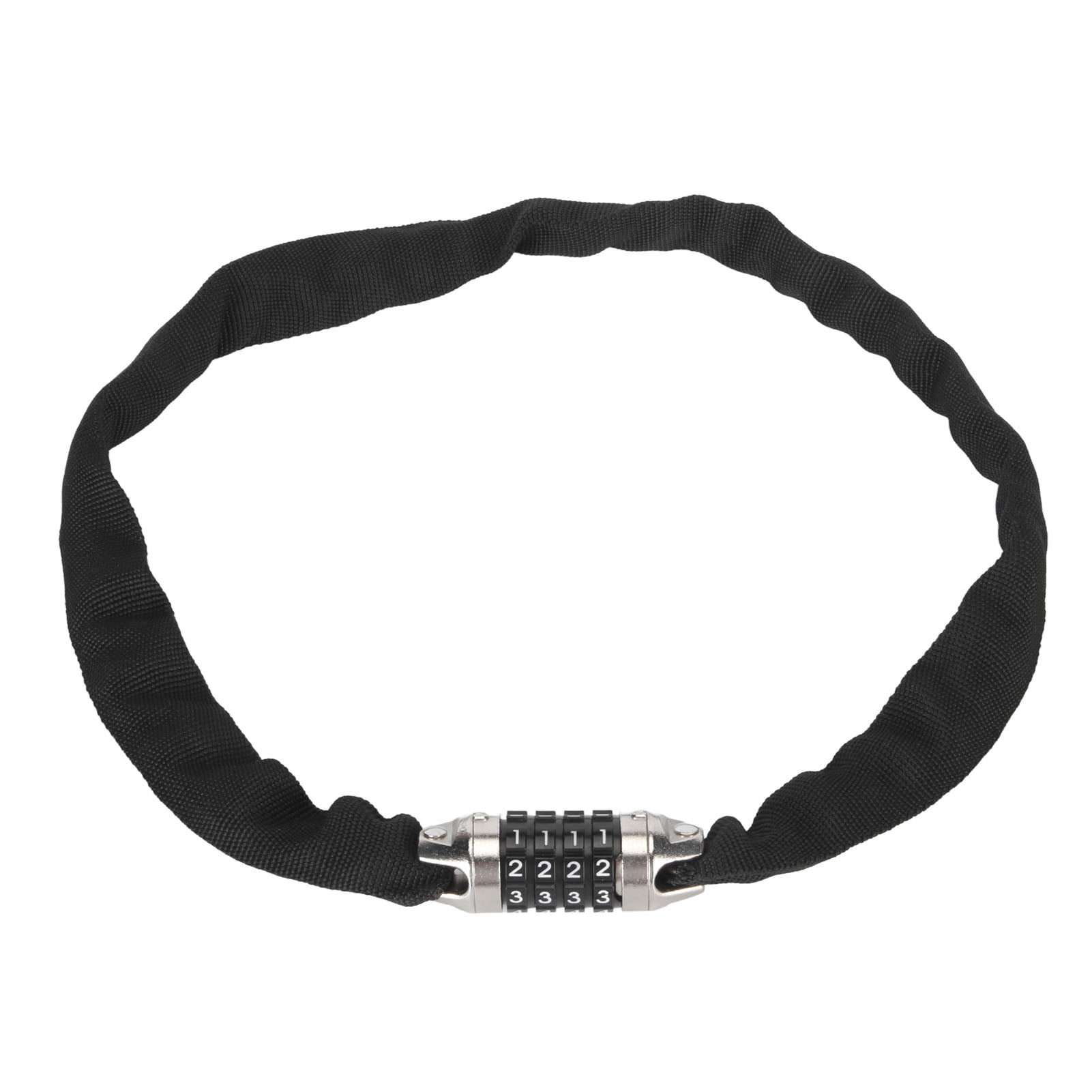 Bike Chain Lock 5 Digit Combination Bicycle Chain Lock Stiffened and