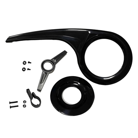 Bike Chain Protection Cover for Outdoor Cycling , Black,Full Set BlackFull Set