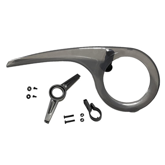 Bike Chain Protection Cover for Outdoor Cycling , Grey,Tail Fix GreyTail Fix