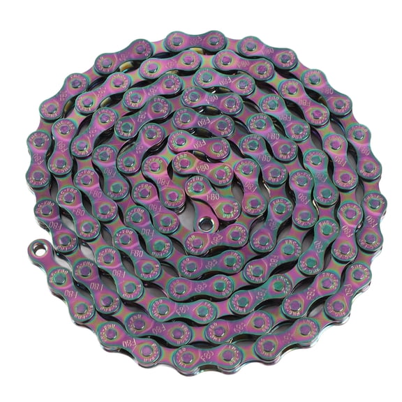 Bike Chain Rust Proof Sensitive Colorful Electroplating 6 7 8 Speed for Road Mountain Bikes