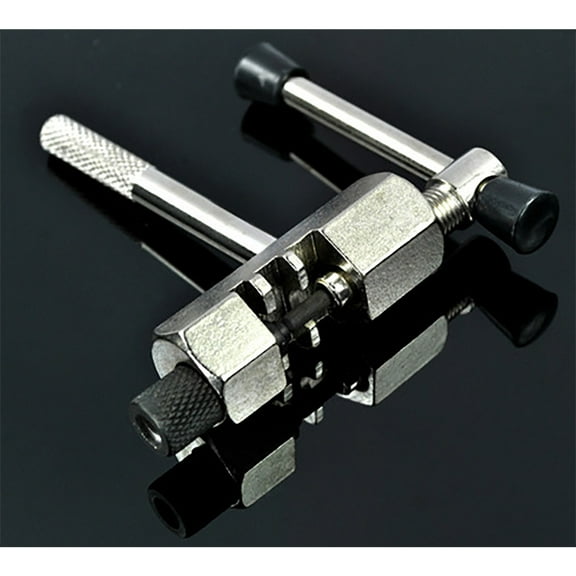 Bike Chain Splitter Breaker Repair Tool, Rivet Link Pin Remover for Bicycle Maintenance - Silver