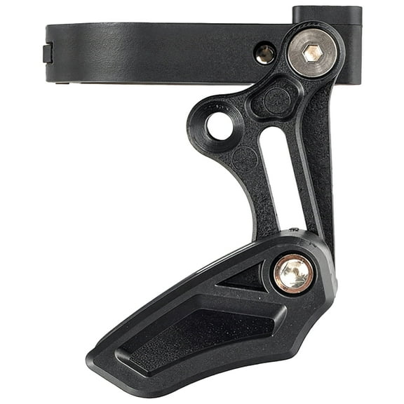 Bike Chain Tensioner for Mountain Bike, Seat Tube Clamp Mount, Front Derailleur Compatible, Long-Lasting Nylon Metal Combo, 2.7" Clamp Ring