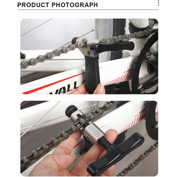 Bike Chain Tool Repair Kit,Master Link Pliers Chain Breaker,Quick Link Pliers and Checker,Bicycle Chain Tool,Fits 8-10 Speed Chains