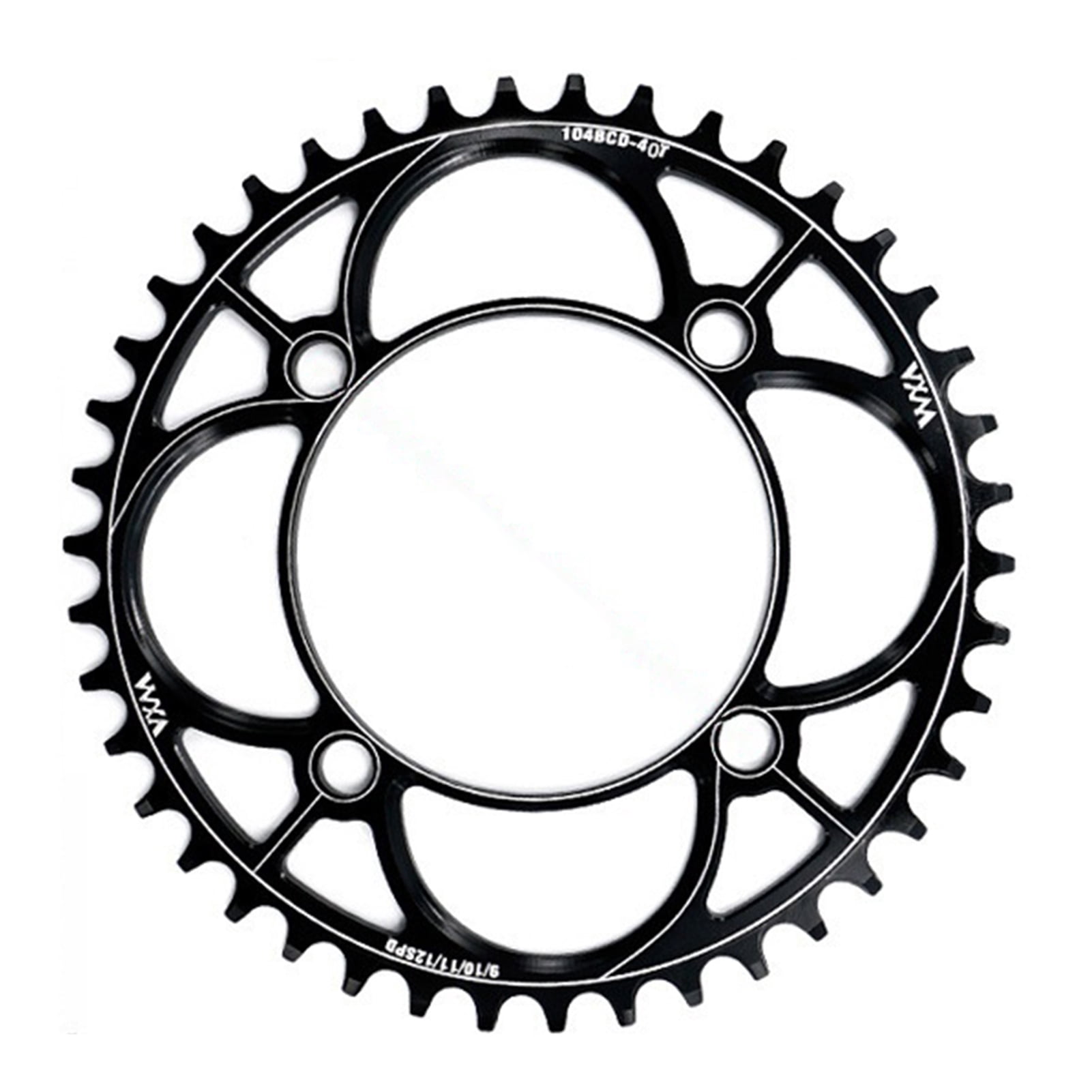 Bike Chainwheel Laborsaving Tooth Profile Design Lightweight Hollow