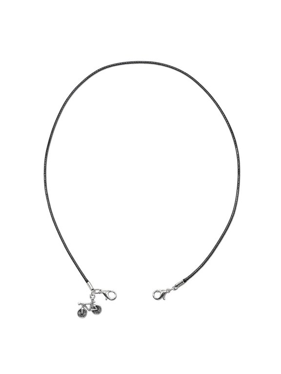 Bike Charm - Face Mask Necklace, Mask Holder, Face Mask Lanyard