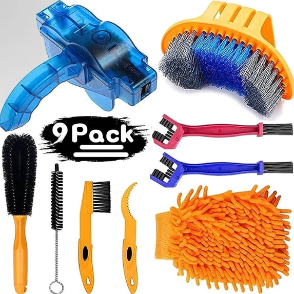 Bike Cleaning Kit, Including Chain Cleaner and Clean Brush Tools for Cycling