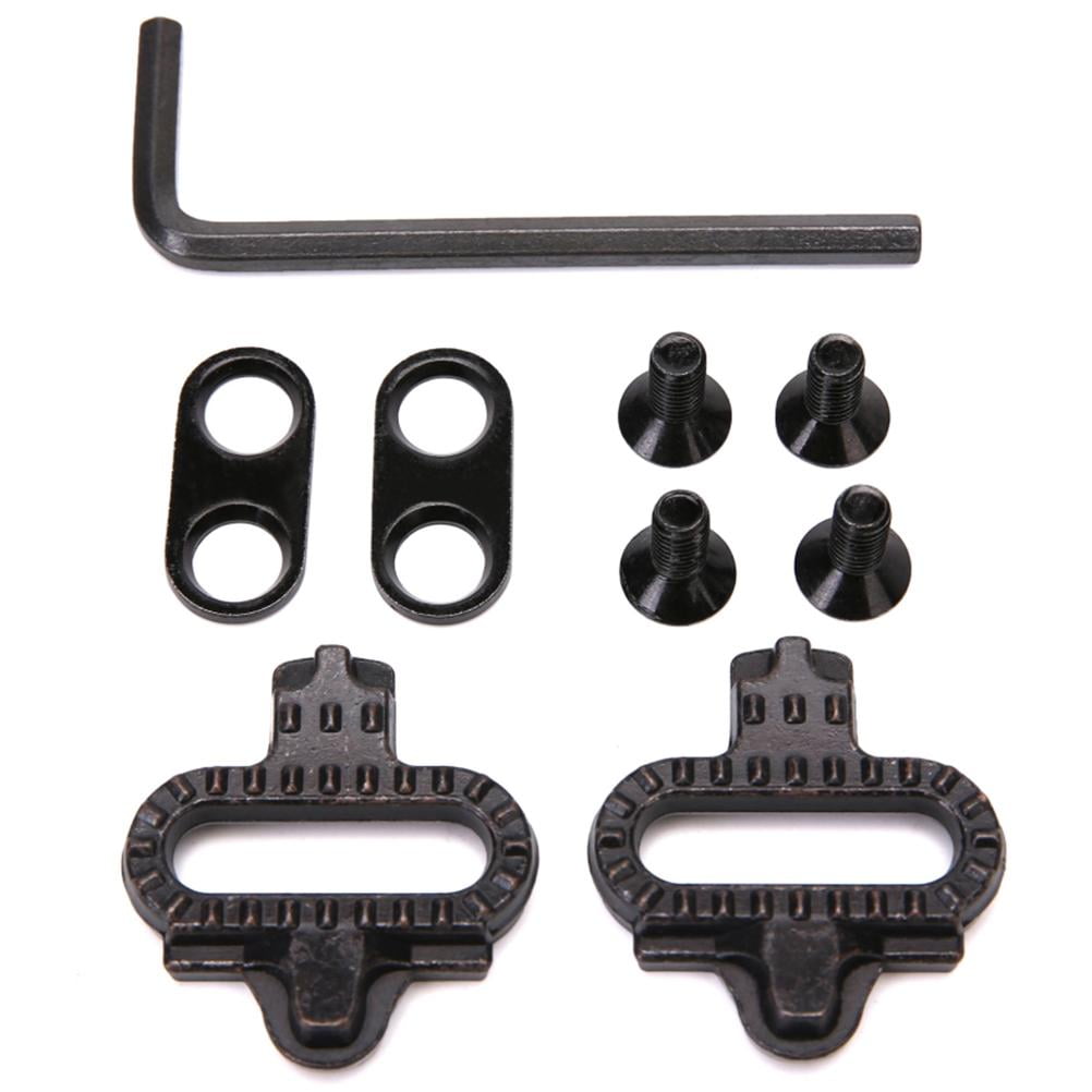 Bike Cleats Indoor Cycling Outdoor Mountain Road Bike Cleat Set for Bikes Pedals Women Men Cycle