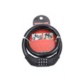 thumbnail image 1 of Bike Combination Lock, Resettable Steel Keyless Bicycle Lock, Lightweight 4-Digit Number Security Coded Cable Lock, 0.5 x 23.62 for Bicycle, Mountain Bike, Scooter, 1 of 8
