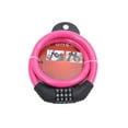 thumbnail image 1 of Bike Combination Lock, Resettable Steel Keyless Bicycle Lock, Lightweight 4-Digit Number Security Coded Cable Lock, 0.5 x 23.62 for Bicycle, Mountain Bike, Scooter, 1 of 8