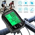 thumbnail image 1 of Bike Computer,Bicycle Speedometer,Bicycle odometers,Wireless Cycling Odometer,Multifunctional & Waterproof,Smart Touch Backlight,HD Digital LCD Big Display for Training,Hiking,Riding (Black), 1 of 9