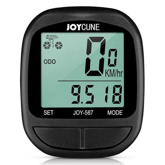 Bike Computer Bicycle Waterproof Wired Speedometer Odometer Stopwatch Cycle Bike Computer with LED Display Outdoor Cycle