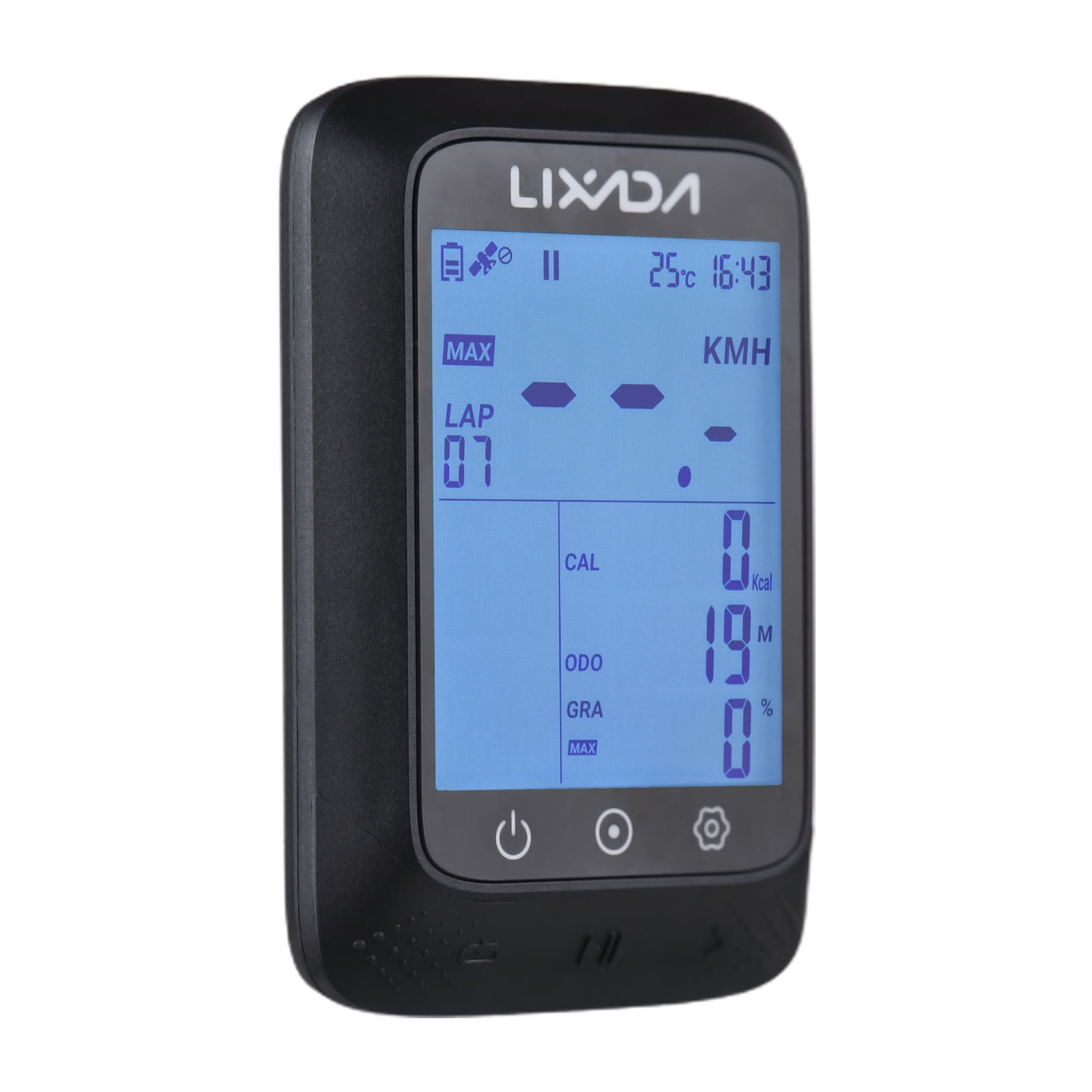 Bike Computer GPS Wireless Waterproof ANT Sensor and BT 2.3in Altitude Gradient Compatible Strava APP Computer Walmart