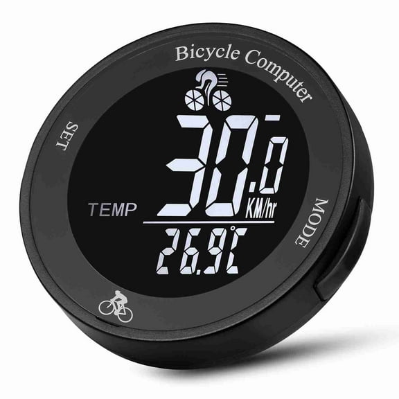 Bike Computer, LED Backlight, Multifunction  Cycle Odometer With CR2032 Battery For Cycling