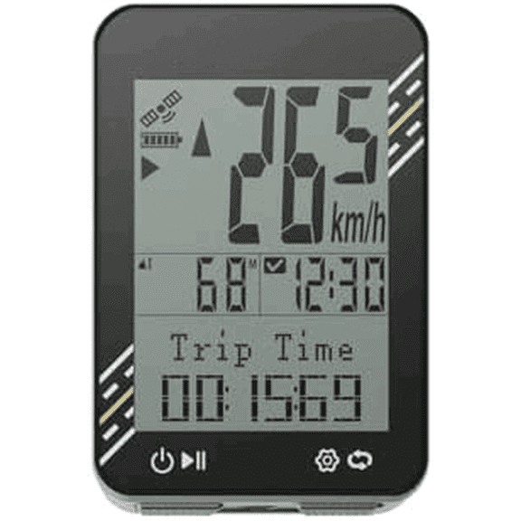 Bike Computer Wireless - 5-Satellite GPS Cycling Speedometer | 2.4" Sun-Readable Screen | 50g Ultralight | 20+H Battery IPX7 Waterproof Bicycle GPS for Road/MTB Bikes (No Bluetooth connection)$$Other
