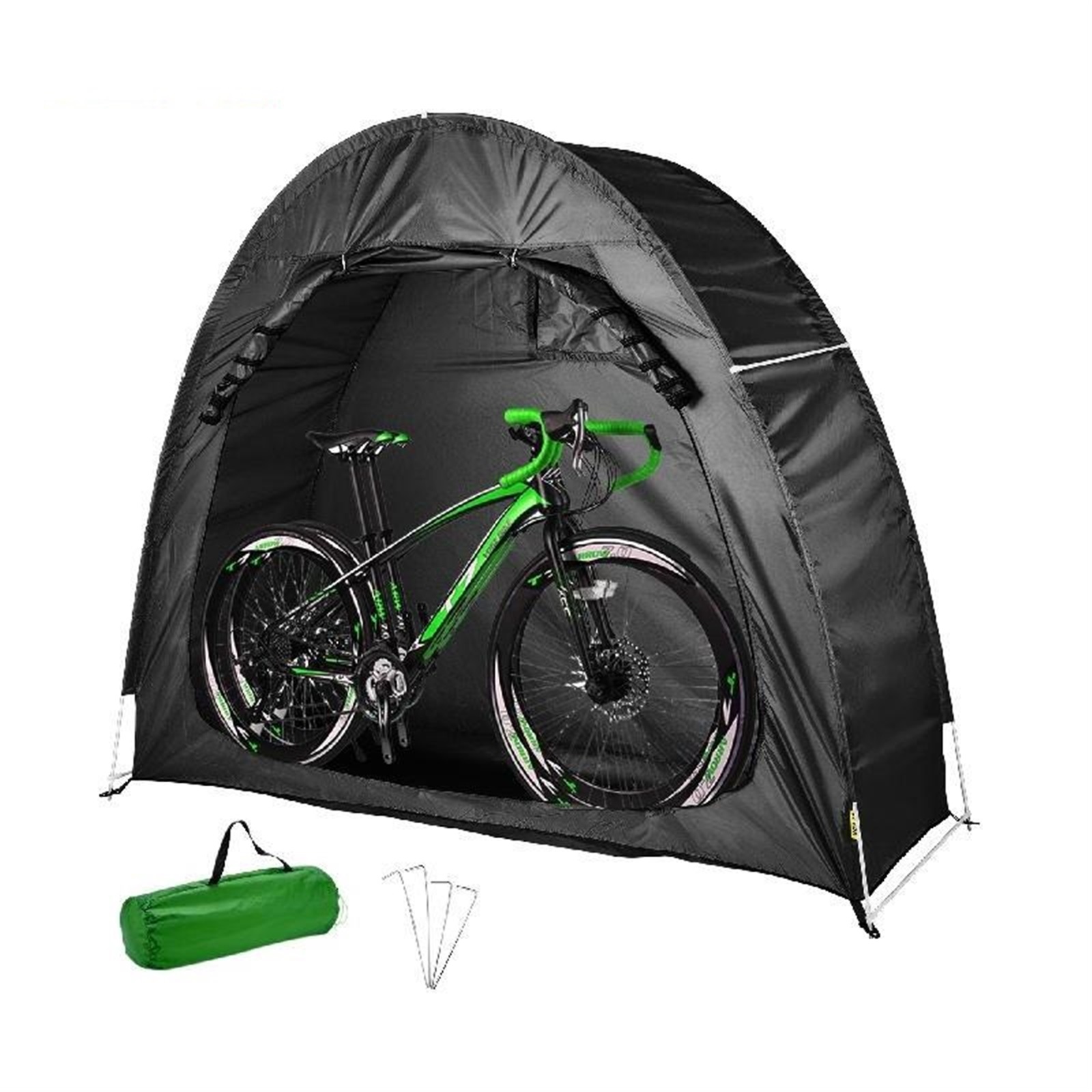 Bike Cover Storage Tent 420D Oxford Portable Outdoor Waterproof Anti