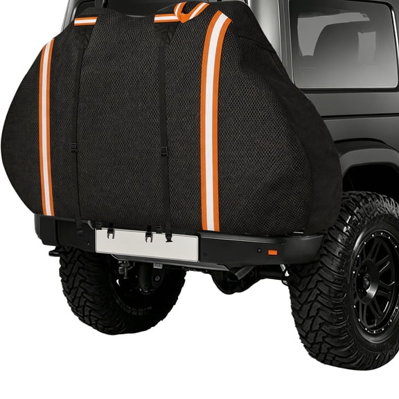 Bike Cover for 2 Bikes - 900D Heavy Duty Bicycle Cover Waterproof Outdoor Bike Rain Cover for Transport on Rack Wind Proof Bicycle Rack Covers