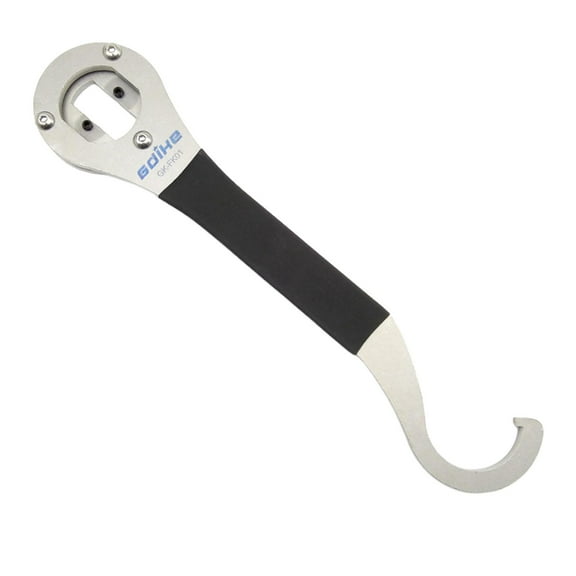 Bike Crank Extractor/Arm Remover and Bottom Bracket Remover Lock Repair Tool with Spanner/Wrench Professional Repair Tool