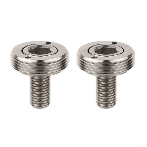 Bike Crankarm Bolt M8x15mm Square Hole Bottom Bracket Crank Screw Titanium Alloy