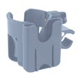 thumbnail image 1 of Bike Cup Holder with Phone Mount, Universal Clamp Drink Holder for Scooter Wheelchair Motorcycle, Gray, 1 of 3