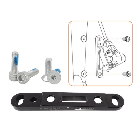 Bike Disc Brake Caliper Adapter Alloy Flat Mount Post Mount For 140mm 160mm Disc Rotor Bicycle Disc Brake Clamp Conversion Mount