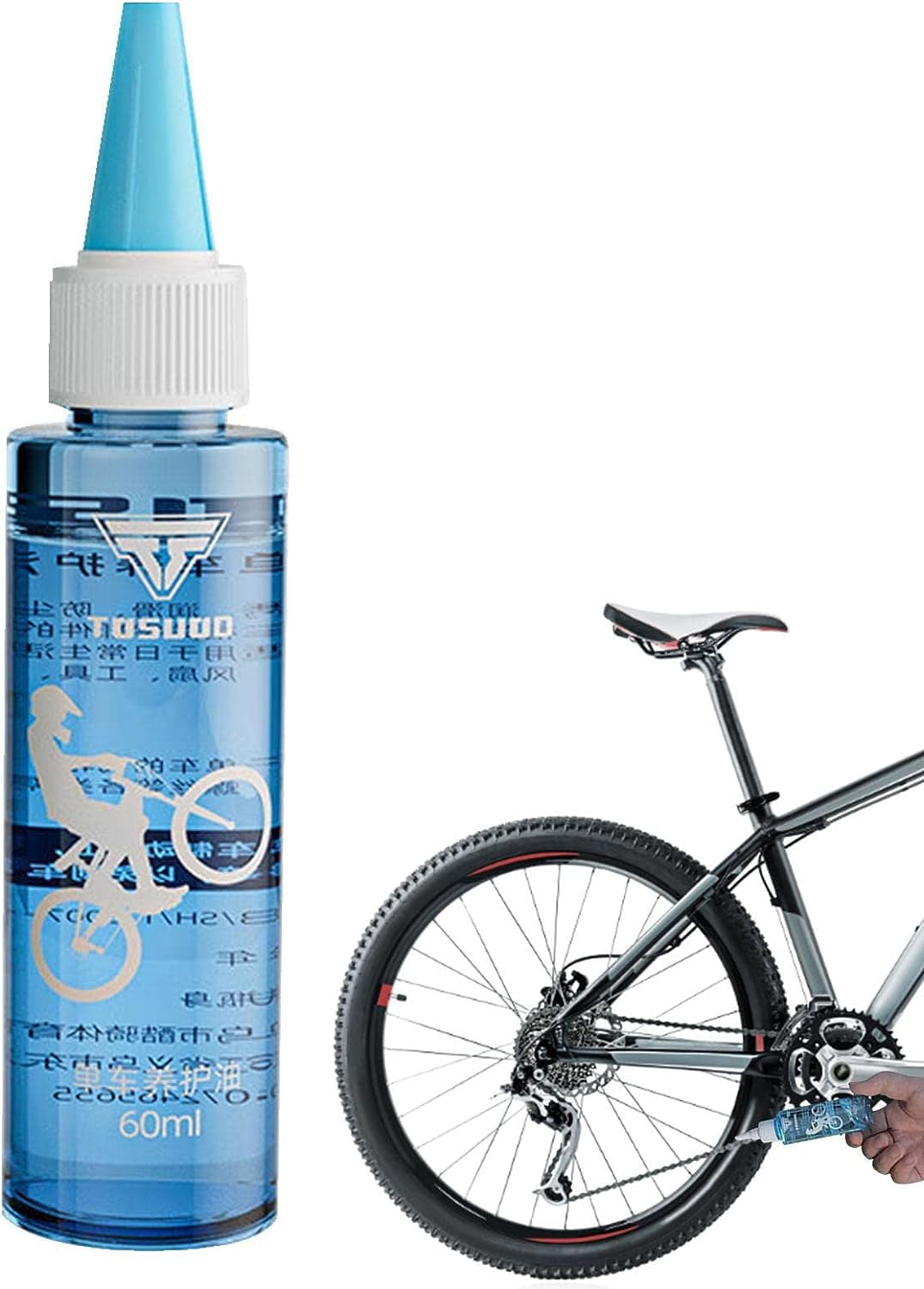 Bike Drivetrain Cleaner Bike Wash Bicycle Cleaning Oil 60Ml Road