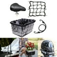 thumbnail image 1 of Bike Ebike Basket Luggage Net Rain Cover Waterproof Cover Shopping Travel, 1 of 9