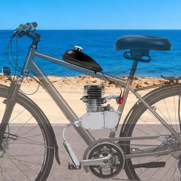 Bike Engine Kit, Full Set Upgraded 100cc Bike Bicycle 36 Tooth Sprocket Motorized 2 Stroke Petrol Gas Motor Engine Kits