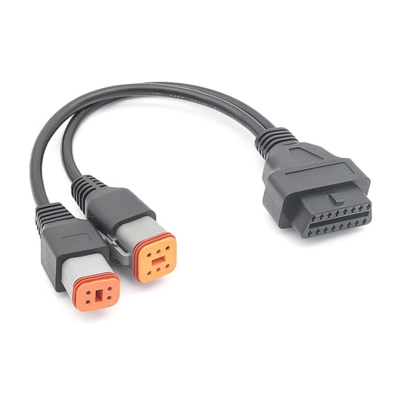 Bike Engine Scanner Cable for 6+4 Pin Systems Accurate Diagnostics Adjustments