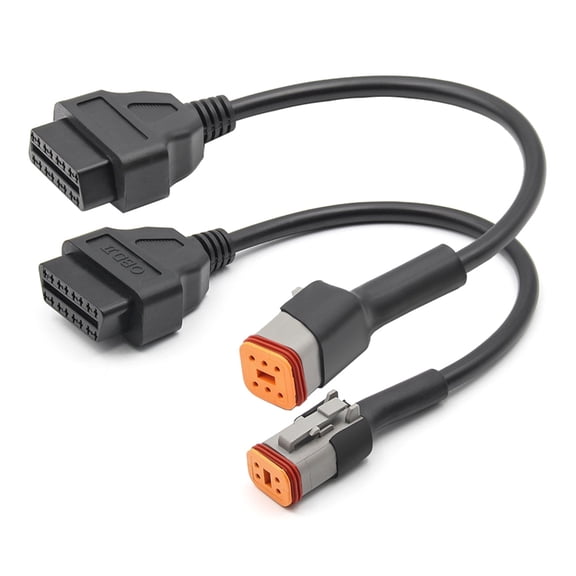 Bike Engine Scanner Cable for 6+4 Pin Systems Accurate Diagnostics Adjustments