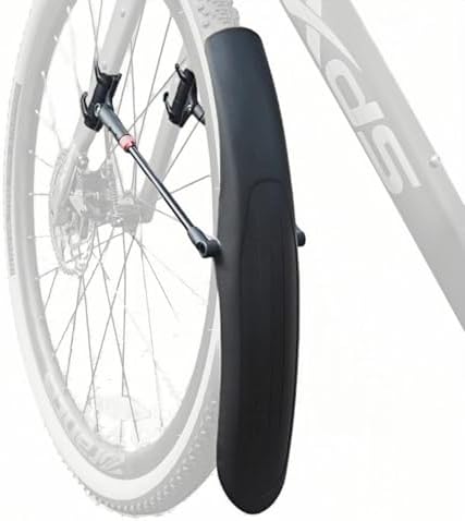 VELO-TOOL Universal Front & Rear Bike Mudguards – Plastic Fenders For MTB, Gravel, Road Bikes