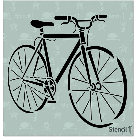 Bike Fixed Gear Stencil Art Craft - 5.75" x 6"