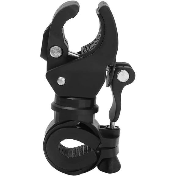 Bike Flashlight Mount Handlebar Light Holder Bicycle Mounting Bracket Flashlight Torch Clip 90 Rotation Bicycle Front Torch LED Headlight Holder