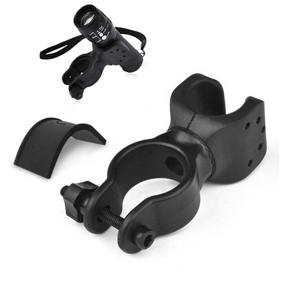 Bike Flashlight Mount Handlebar Light Holder Mount Bicycle Mounting Bracket Flashlight Holder Torch Clip 360 Rotation Bicycle