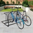 thumbnail image 1 of Bike Floor Bike Rack Easy - Assembly Modern Metal  Sleek Freestanding Bike Organizer For Garages Streets Storefronts  Schools, 1 of 21
