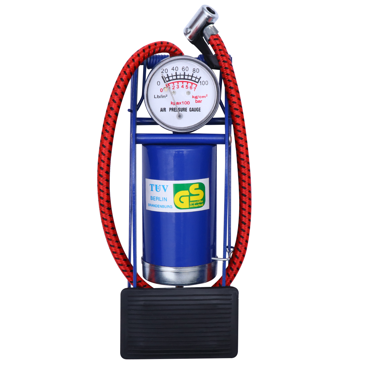 Bike Floor Pump Bike Tire Pump Foot Activated Pump High Pressure Air