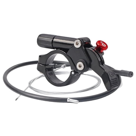 Bike Fork Damping Control Switch Mountain Bike Front Fork Oil Spring Shock Control Adjustment Switch Black Plastic + Aluminum Alloy