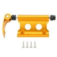 Bike Fork Mount Quick Release Bicycle Block Front Fork Fixed Clip Luggage Holder RackYellow