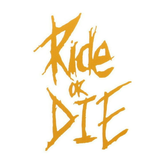 Bike Frame Sticker Ride Or Die Tube Bicycle Decals Sticker