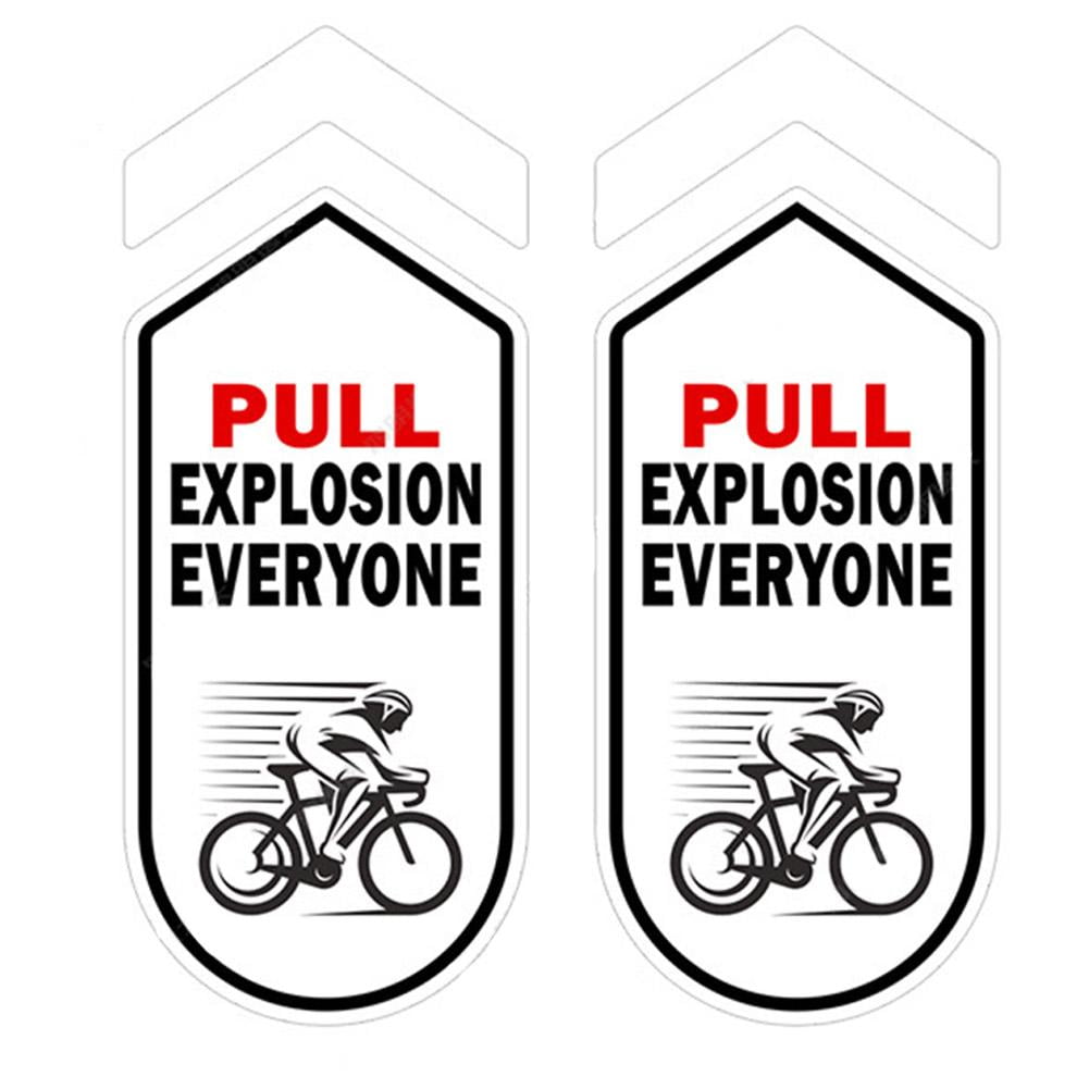 Bike Frame Stickers Bicycle Top Tube Waterproof Decals U7W7 - Walmart.com