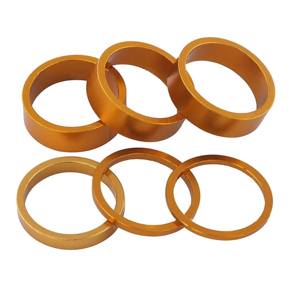 Bike Front Fork Headsets Spacers Headsets Washer Replacement Aluminum Alloy Headsets Spacers Bicycles Front Stem Fork