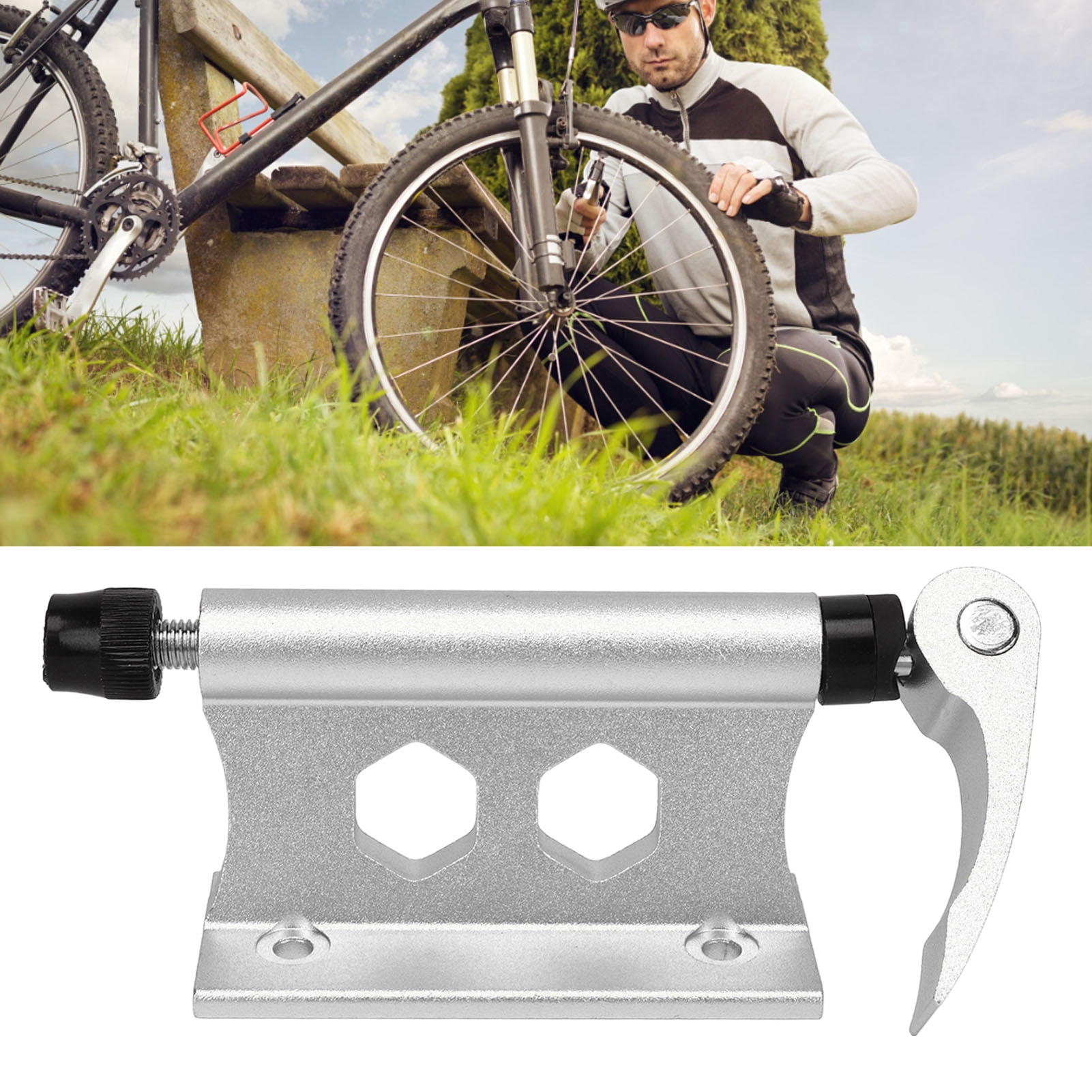 Bike Front Fork Rack, Bike Fork Mount With Quick Release Aluminum Alloy