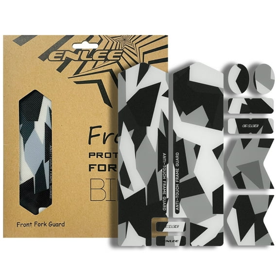 Bike Front Fork Sticker Mountain Bike Scratch Resistant Front Fork Protector Removable Sticker Road Bicycle Front Fork Adhesive Guard Cover